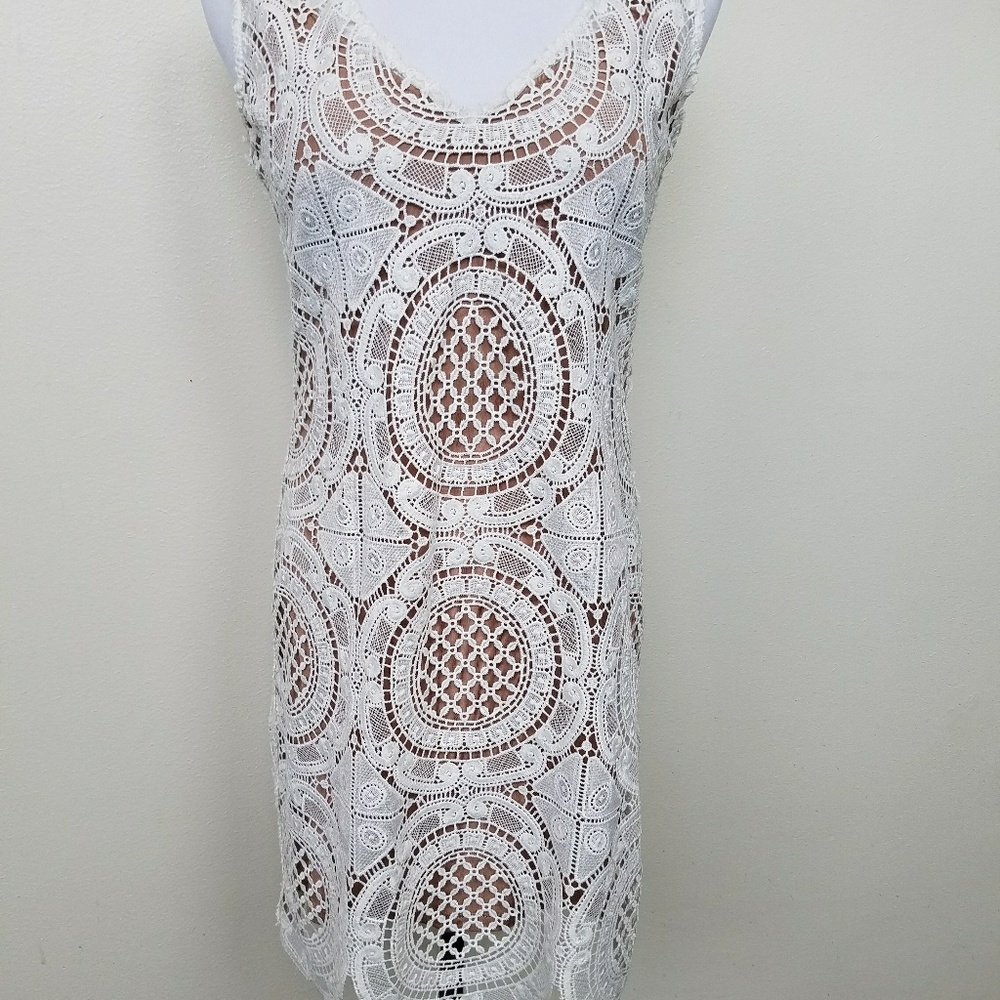 TRACYY REESE CROCHET SHEATH DRESS